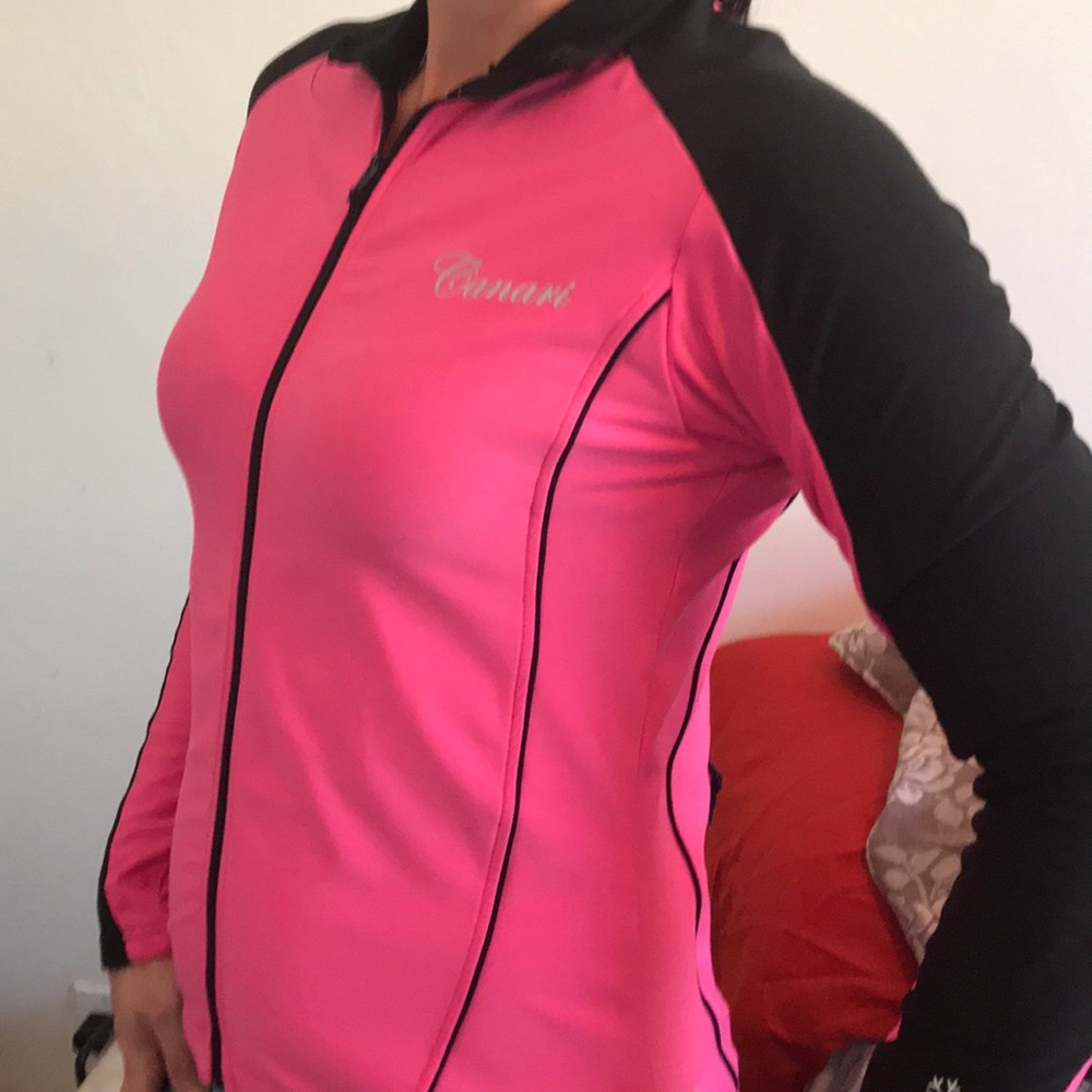 NWOT Ladies Canali Long Sleeve Sports Blouse